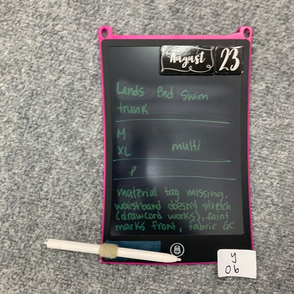 Lands End Swim Trunk Mens XL Extra Large Striped Drawstring Brief Lined *READ - Picture 11 of 12